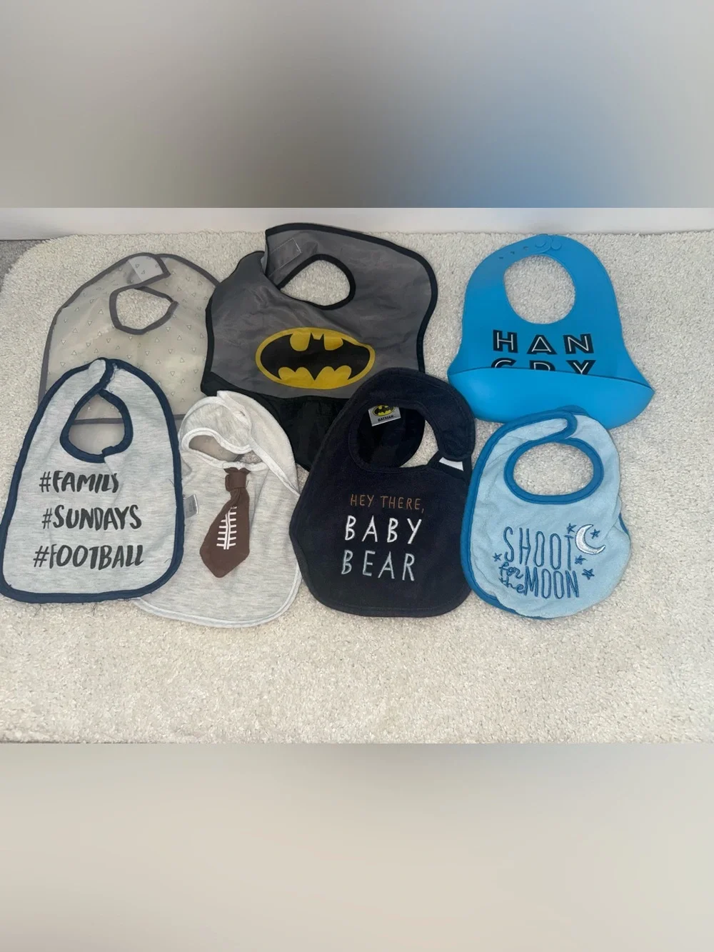 Baby boy bib bundle - bella tunno and other brands